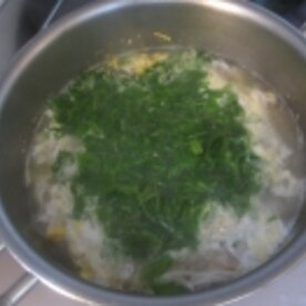 豆苗と豚肉のにんにく風味卵スープ レシピ 作り方 By Mococo05 楽天レシピ 豆苗と豚肉のにんにく風味卵スープ レシピ 作り方 By Mococo05 楽天レシピ